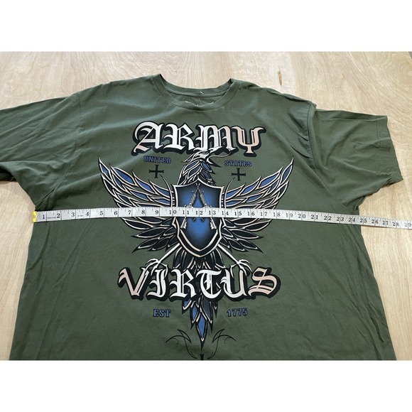 Army Virtus Short Sleeve Green T Shirt XXL - Picture 5 of 7